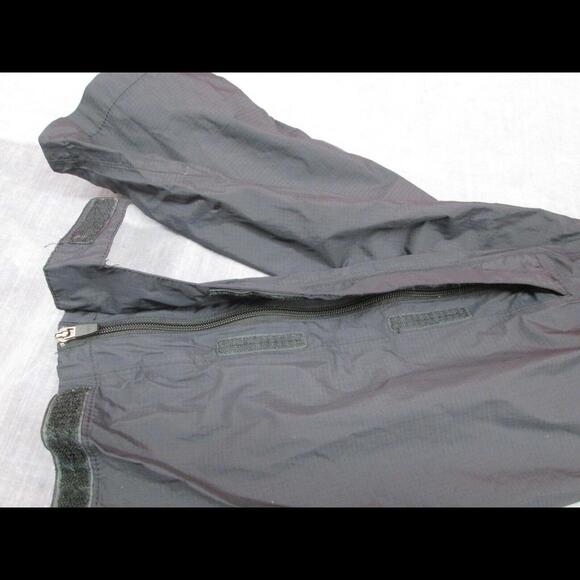 LL Bean Nylon Pants Black Size L Pull On Stretch Outdoor Comfort High Rise - Picture 8 of 14